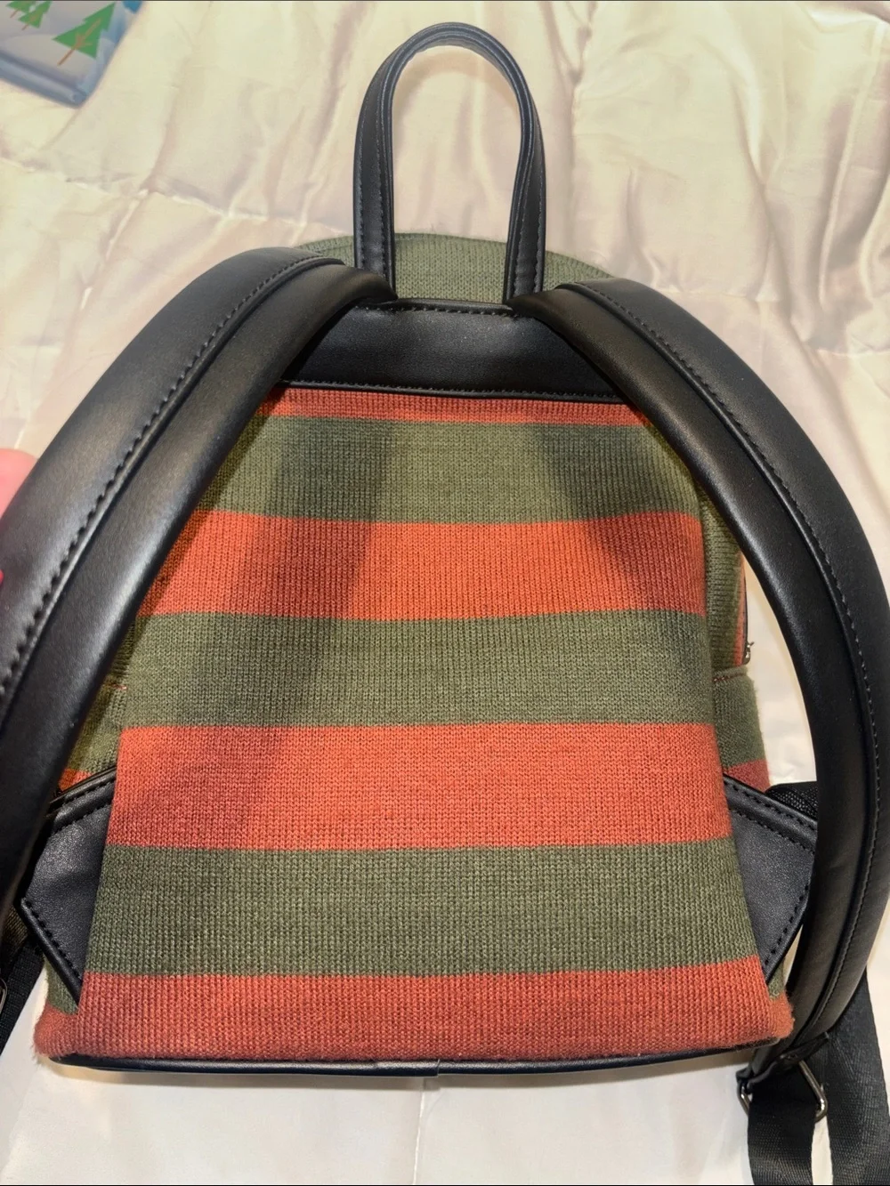 Loungefly Freddy Sweater Nightmare on Elm Street Backpack w/Buckle Down Wallet